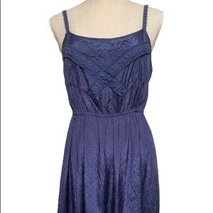 Willow & Clay Women’s Adjustable Strap Sun Dress Blue Size M